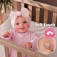 Papusile, SHIJOOE® cu aspect realist si culori vibrante. Acestea vin cu biberon, scutec si suzeta, precum si haine detasabile si sunt potrivite pentru copiii cu varsta de 3 ani si peste