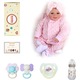 Papusile, SHIJOOE® cu aspect realist si culori vibrante. Acestea vin cu biberon, scutec si suzeta, precum si haine detasabile si sunt potrivite pentru copiii cu varsta de 3 ani si peste