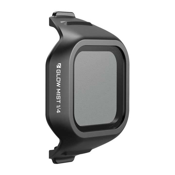 Filtru Glow Mist 1/4 pentru DJI Mini 5 Pro, efect de lumina moale, material din sticla optica premium, set cu etui si carpa de curatare