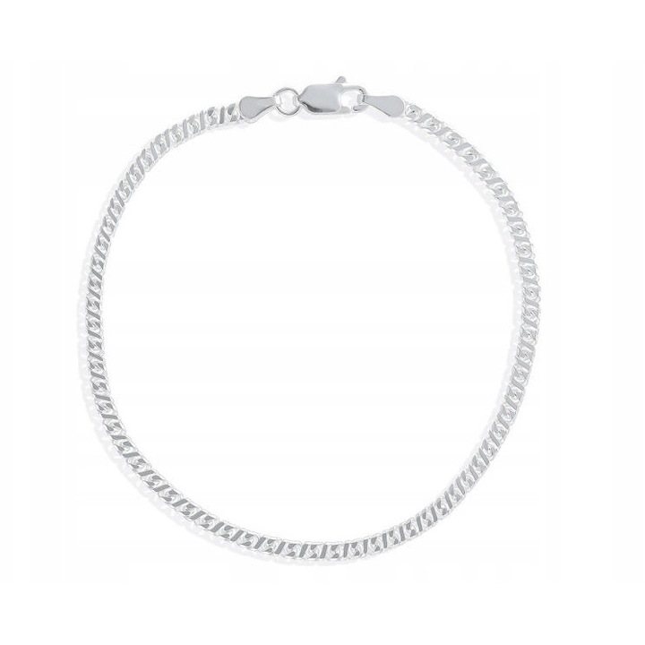 Мъжка гривна, Tessoria, сребро, 21 см, 3.9 мм ширина
