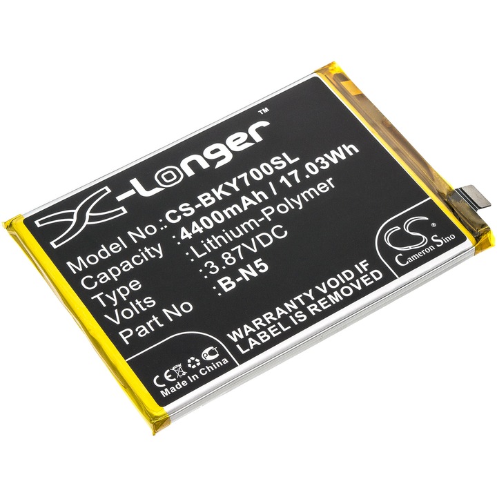 Baterie mobilă Cameron Sino CS-BKY700SL Li-Polymer 4400mAh, Negru, 90x63.92x4.3mm