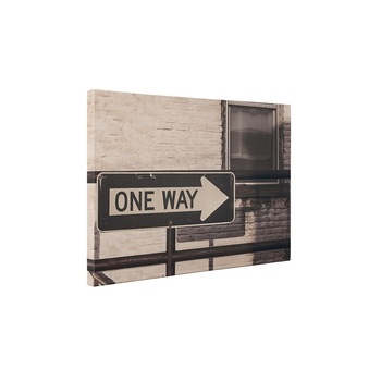 One way - Tablou Canvas - 20x25 cm One way - Tablou Canvas - 20x25 cm