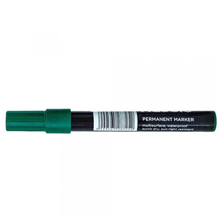 Nebulo: Zöld alkoholos filc, kúpos hegyű - 233-S