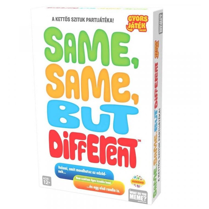 Same Same but Different - Quick Play kiadás parti társasjáték