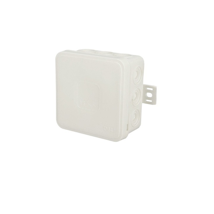 Cutie de Derivație EDO Solutions, IP54, 12 Intrări, Alb, 75x75x41mm