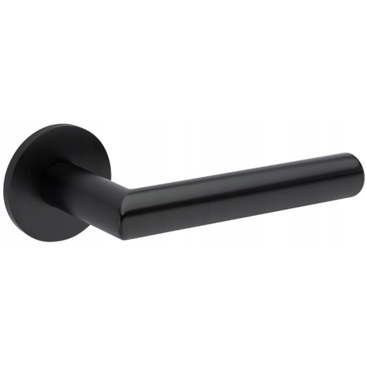 Maner usa interior TUPAI 4152 5S-153, mosiad, negru, rozetă rotundă 52mm, pentru usi 36-44mm