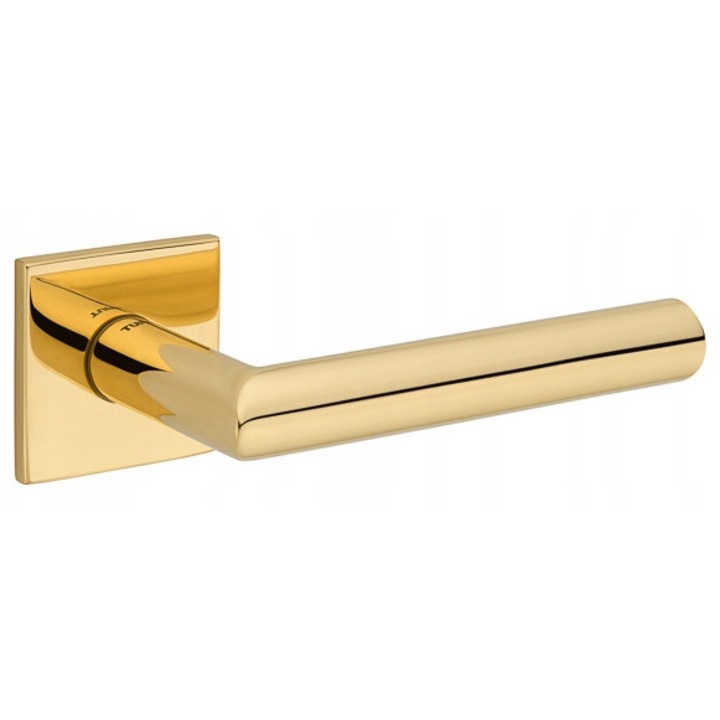 Maner usa TUPAI 4002 5SQ-01, aurie, rozeta patrata, set 2 bucati