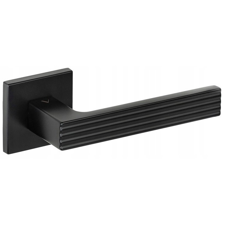 Clantă VDS Felice Fit, set complet, design modern, neagră, rozete pătrate 52x52mm