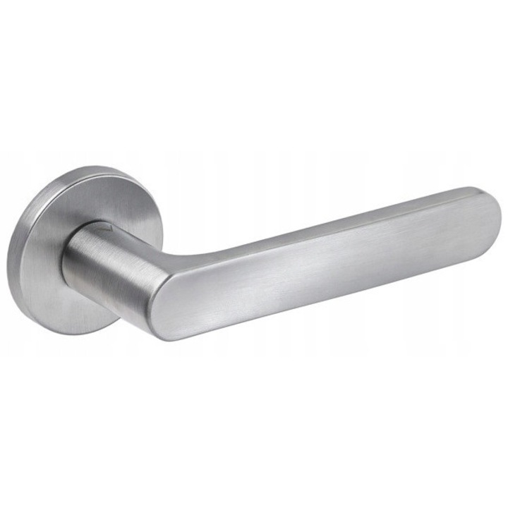 Mână RITA FIT, VDS, crom periat, rozeta rotundă, set complet pentru uși interioare