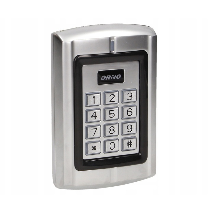 Orno OR-ZS-802 elektronikus lakat, megvilágított billentyűzet, IP44 vízálló, 82x128x28mm