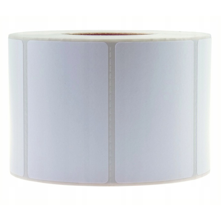 Etichete Termice Albe 60x40 mm, 1000 Bucati, Adeziv Cauciuc