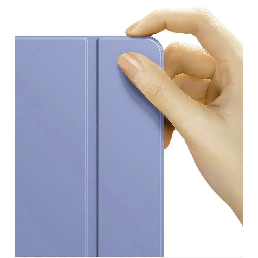 Husa Ultra Slim pentru Lenovo Idea Tab Plus / Tab K12, 12.1" (2025), Silicon TPU, Smart Cover - Lavanda