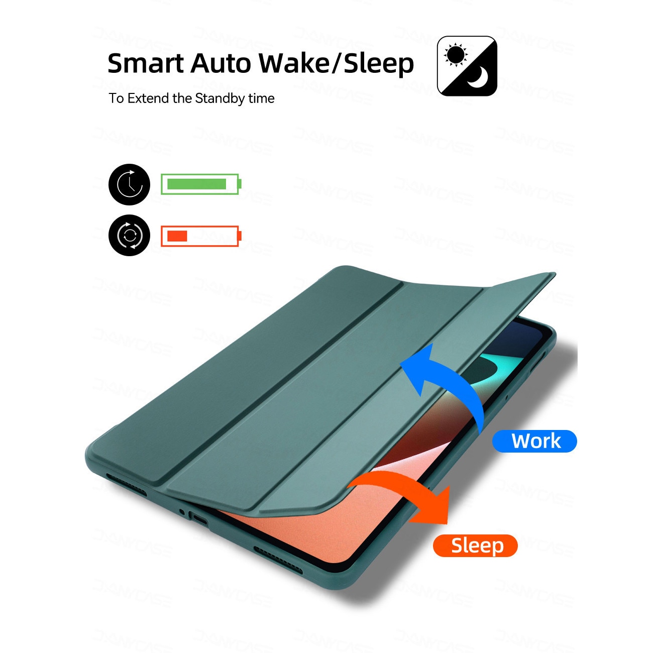 Husa Ultra Slim pentru Lenovo Idea Tab Plus / Tab K12, 12.1" (2025), Silicon, Verde