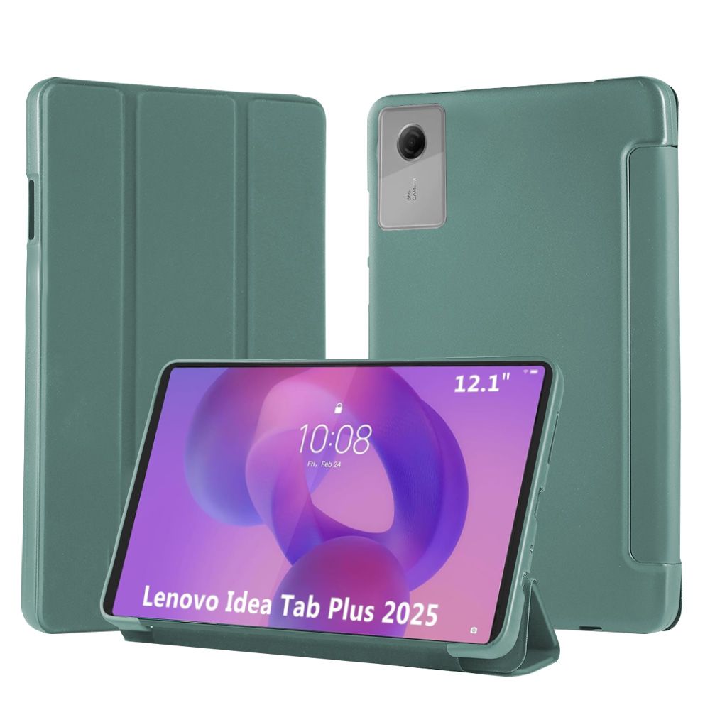 Husa Ultra Slim pentru Lenovo Idea Tab Plus / Tab K12, 12.1" (2025), Silicon, Verde