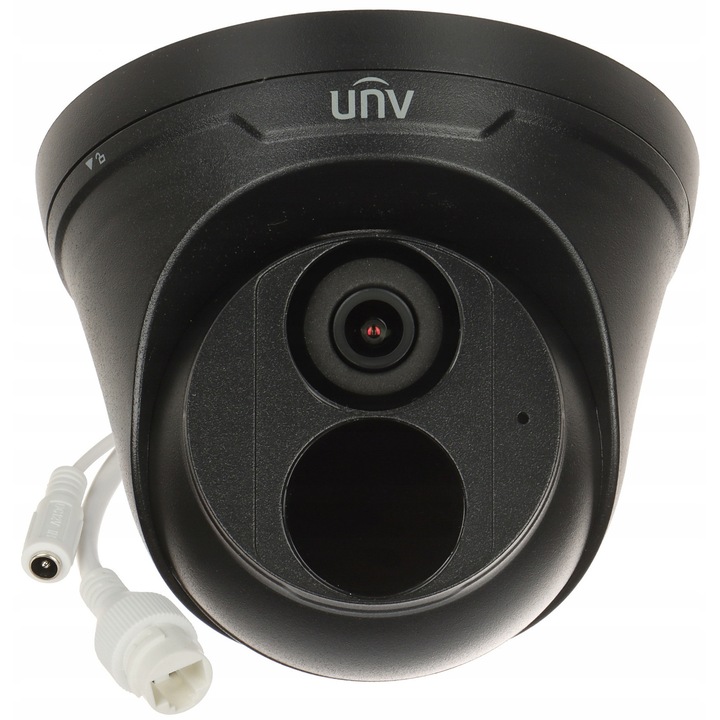 Camera de supraveghere IP Uniview 5 Mpx, 2.8 mm, neagra, IP67, set de montaj