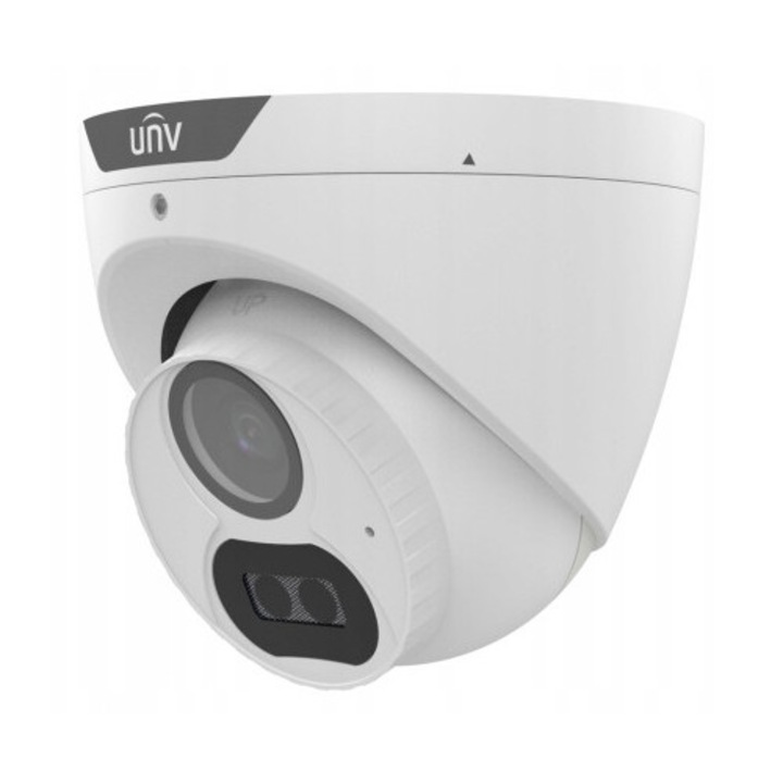 Куполна камера за наблюдение Uniview, 8MPX, IR 40м, обектив 2.8мм, защита IP67