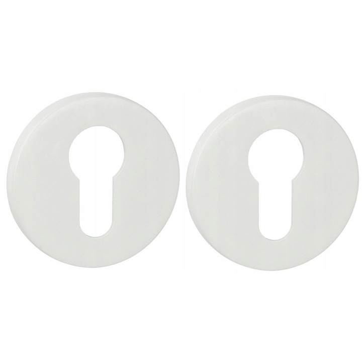 Rozeta rotundă VDS Fit, ivory, 51mm, pentru cilindru