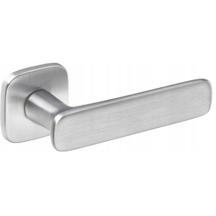 Clantă VDS FLOW FIT, finisaj cromat mat, set complet, 50x50mm, 6mm grosime