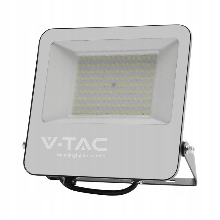Proiector LED V-TAC 150W, 24000lm, 4000K, IP65, gri, 328.5x43x295mm