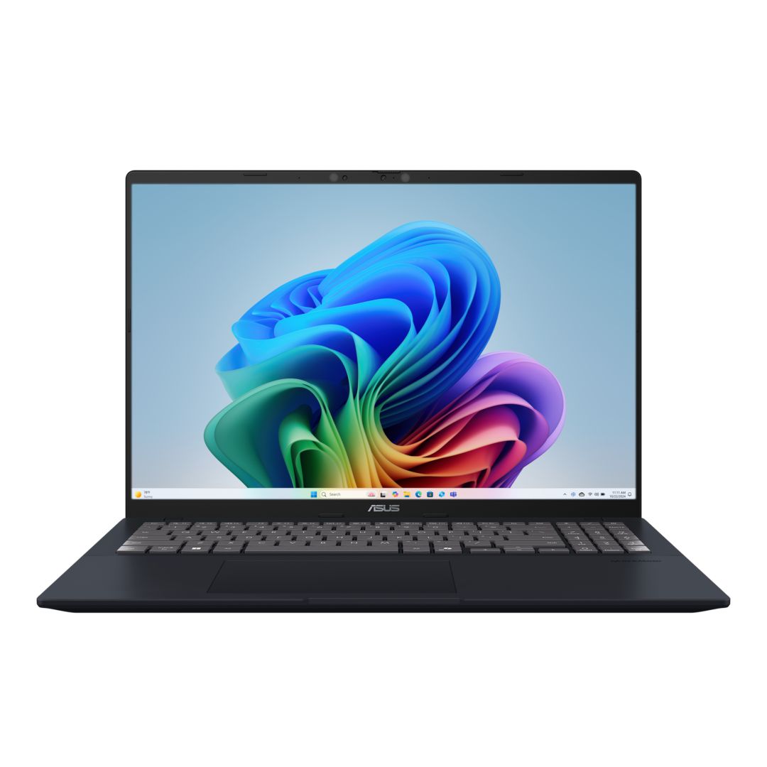 Laptop Asus X1607CA-MB058, Intel Core Ultra 5-225H, 16GB LPDDR5X, 512GB SSD, ecran 16" 1920×1200 mat, Intel Arc 130T, fara sistem de operare, Quiet Blue, 1,88 kg