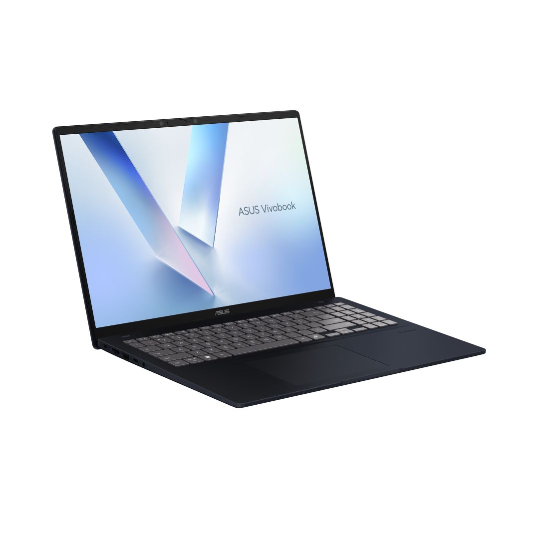 Laptop Asus X1607CA-MB058, Intel Core Ultra 5-225H, 16GB LPDDR5X, 512GB SSD, ecran 16" 1920×1200 mat, Intel Arc 130T, fara sistem de operare, Quiet Blue, 1,88 kg
