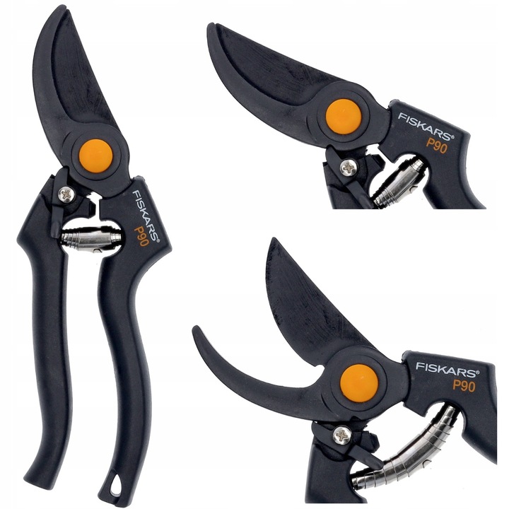 Fiskars P90 professzionális metszőolló, 23cm, rozsdamentes acél, ergonomikus