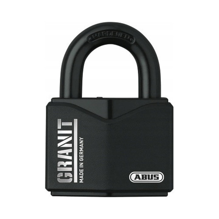 Abus GRANIT 37/55 lakat, fekete, edzett acél, maximális biztonság, 55mm