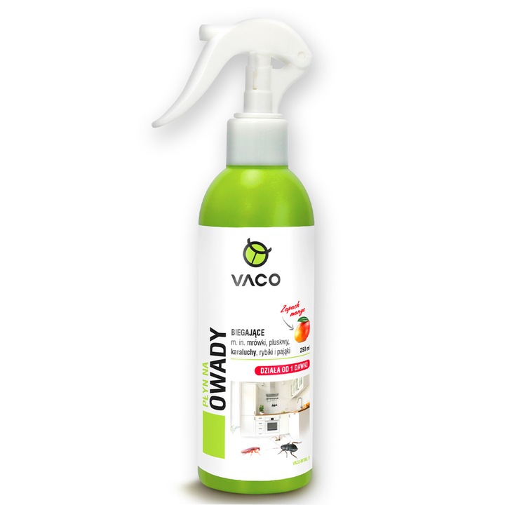 Rovarirtó folyadék, Vaco, 250ml, mangó illatú
