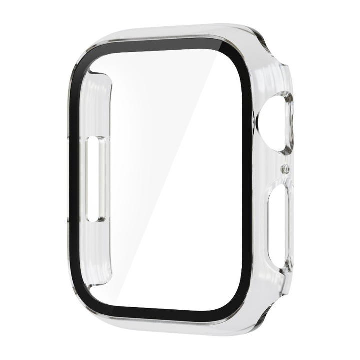 Ултратънък, устойчив на надраскване калъф за iWatch 4/5/6, твърд поликарбонат, ултратънък, пълна защита на екрана против удар, прозрачен, 44 мм