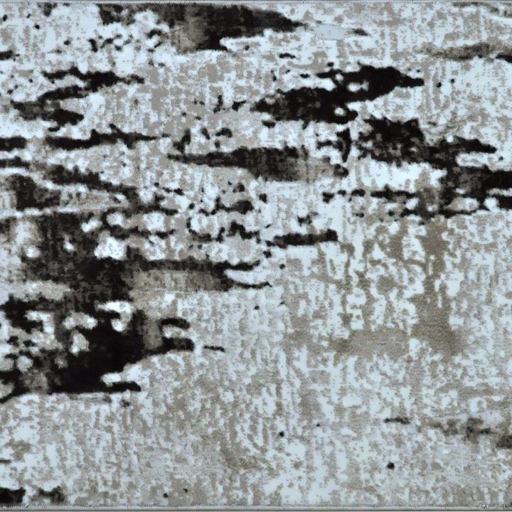 Модерна пътека, Бежово кафяво, Неплъзгаща се материя, 60 x 300 см Magazincovoare