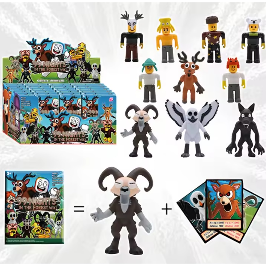 99 Nights In The Forest actiefiguur set,10 stuks 99 Nights In The