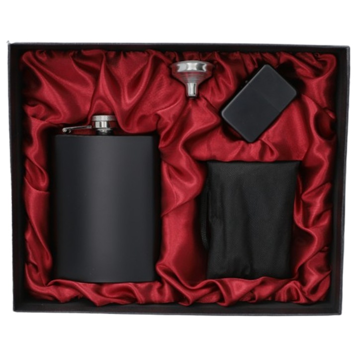 Комплект бутилки за алкохол, Gentelo, Метал, Компактен