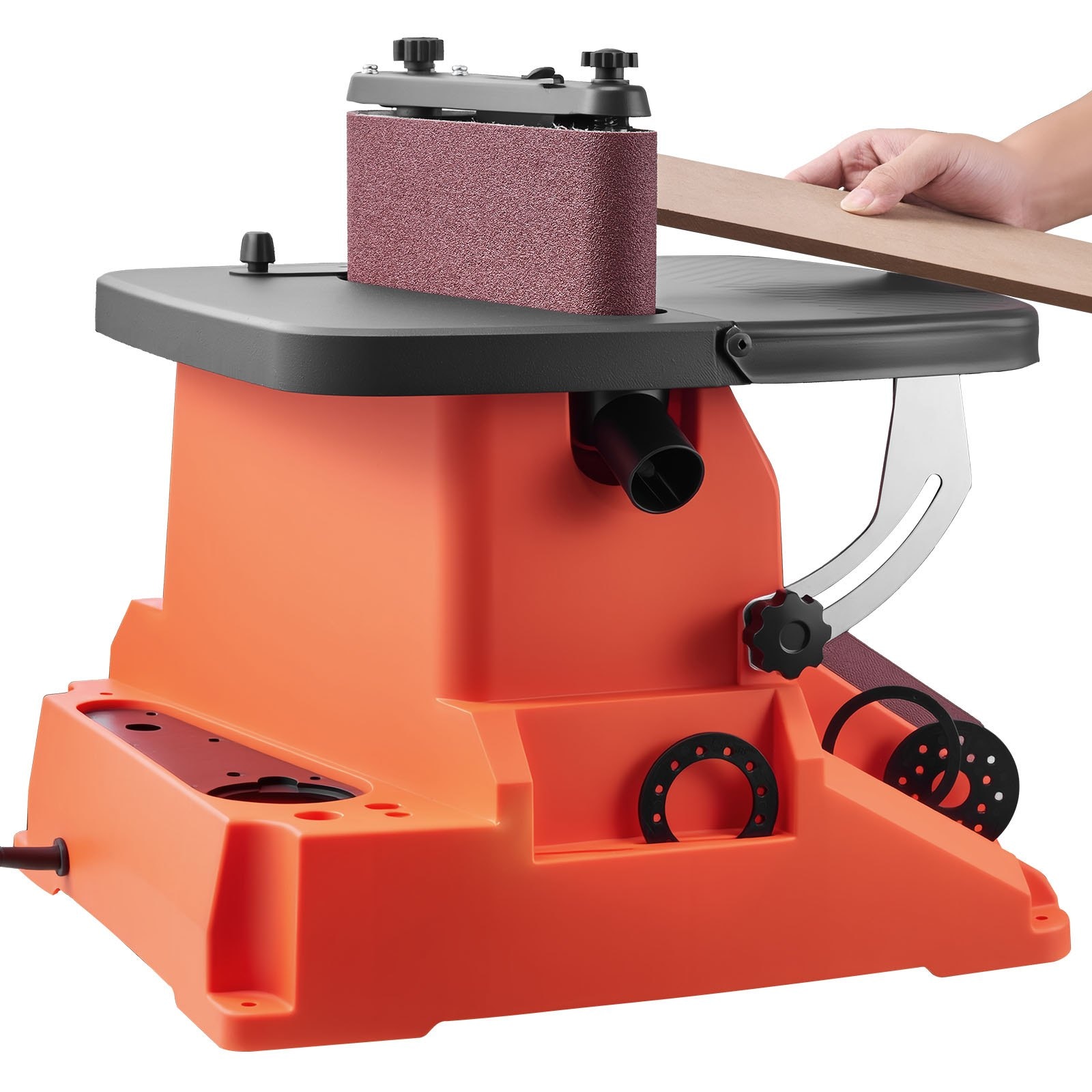 Slefuitor oscilant cu banda si ax, De banc, 2000 RPM, Cursa 16 mm