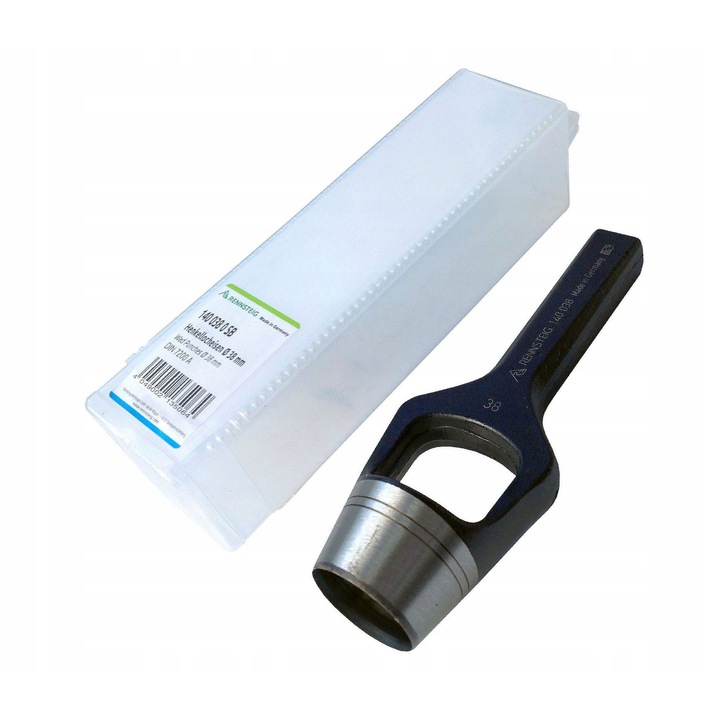 Stanta Rennsteig O 38mm, forjat DIN7200A, pentru piele si carton, 186mm