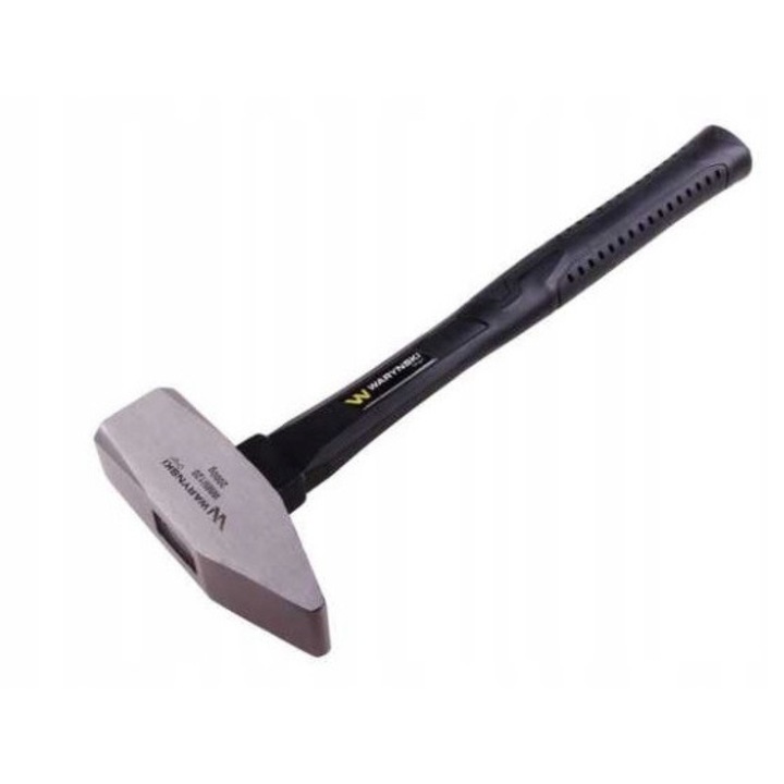 Ciocan de lăcătuș Waryński, 2 kg, cap din oțel carbon, maner din fibră de sticlă