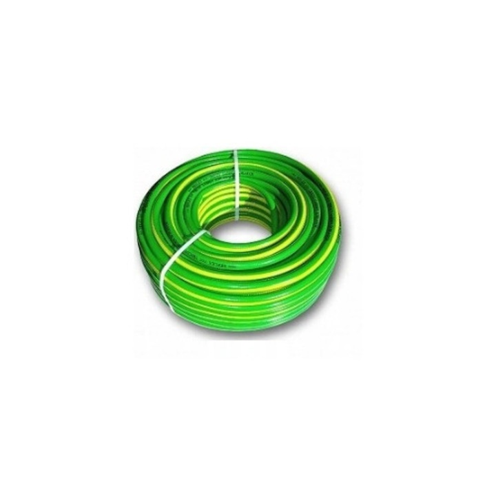 Градински маркуч XL-Tools 1/2", 30м, 3 слоя, зелено-жълт