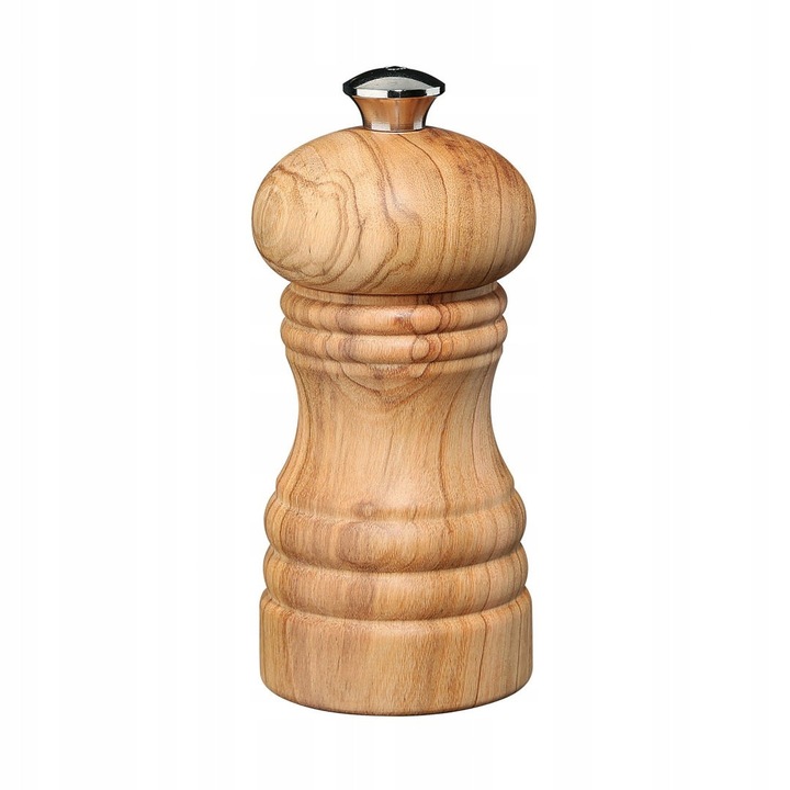 Rasnita de piper ZASSENHAUS, lemn de maslin, 5.5x12cm, mecanism ceramic