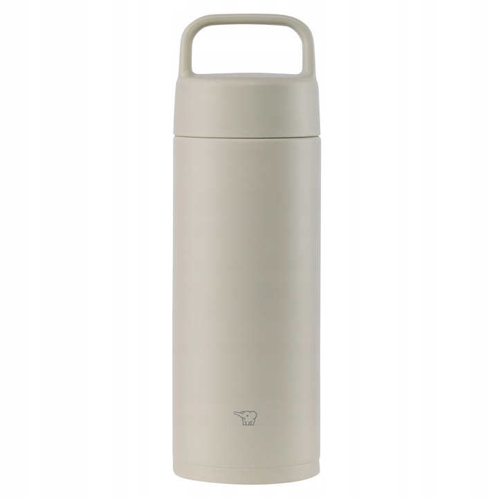 Cana termică Zojirushi, 500ml, crem, inox, cu capac etanș