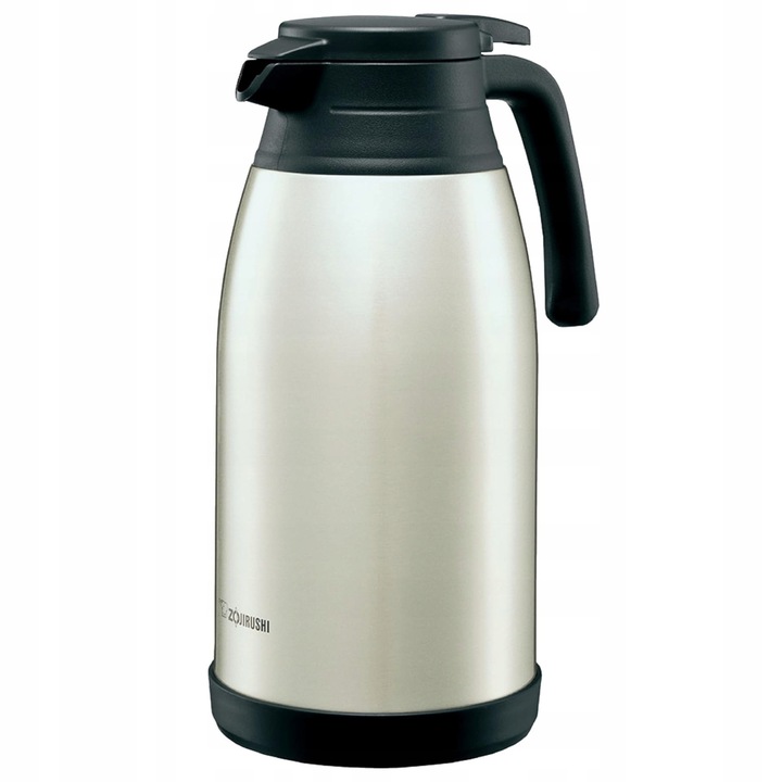 Cana termos Zojirushi 1.9L, argintie, otel inoxidabil, izolare termica
