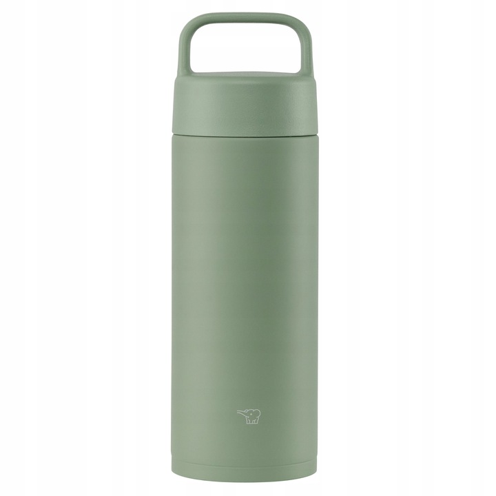 Cana termos Zojirushi, 500ml, verde, din otel inoxidabil, cu maner