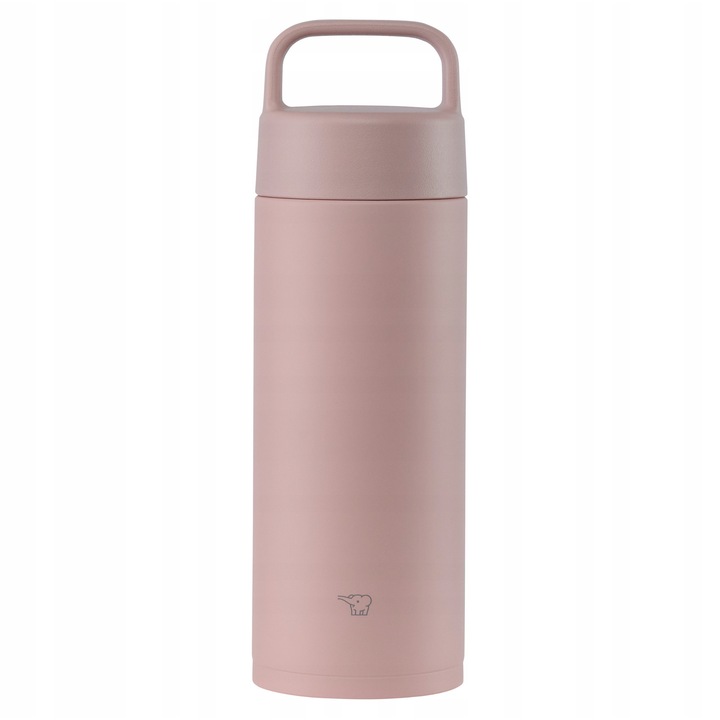 Cana termică Zojirushi, 500ml, roz, izolare prin vid, capac etanș