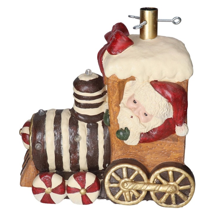 Suport ceramic pentru brad, 43x43x24cm, iluminat, deschidere 3,5-3,8cm