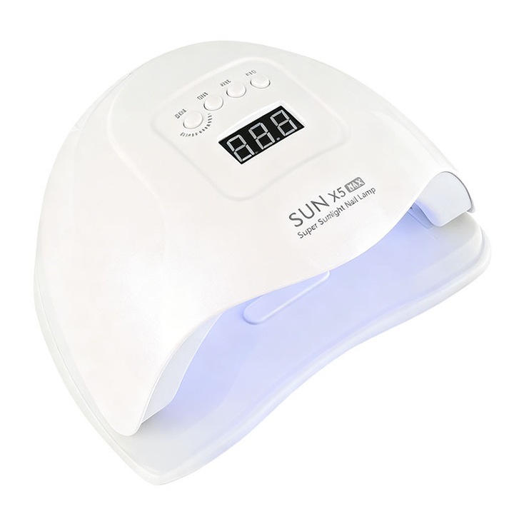 Lampa UV pentru unghii, VDSTAR, 120W, 36 LED-uri UV, 4 moduri de temporizare, 22.5x18.5x10cm, alb