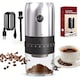 Rasnita de cafea electrica, Pruinkle, mecanism ceramic, incarcare USB-C, varianta metalica, 30g