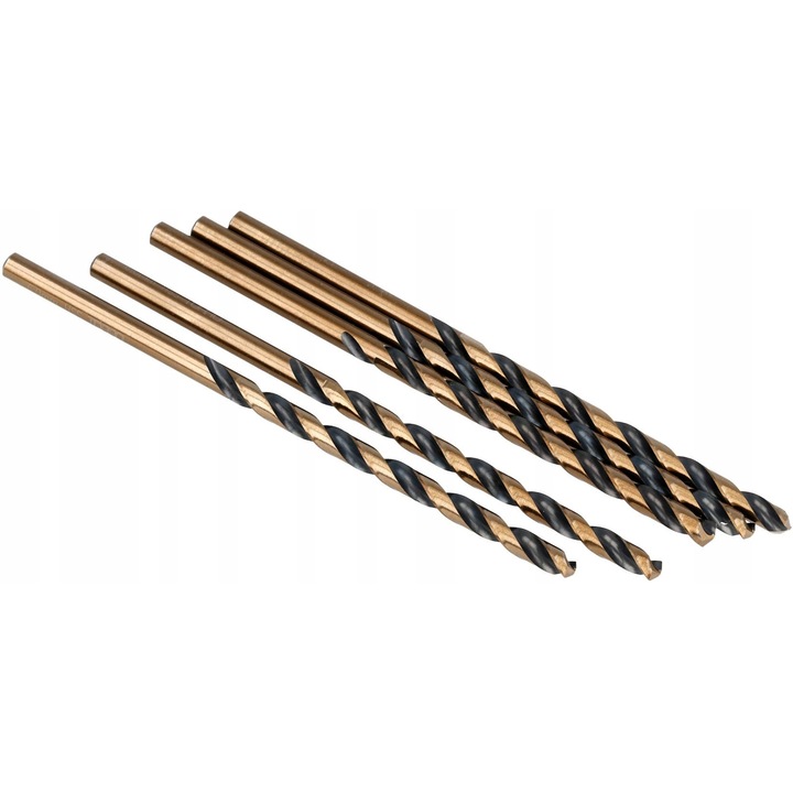 Set de 10 Burghie Torro HSS RAMBO Aur 3x100mm pentru Metal, Lemn, Plastic