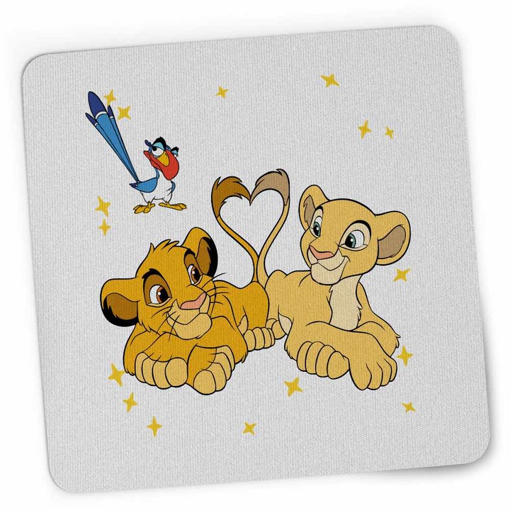 Mousepad Simba Nala Love – Regele Leu CoolTrend, 21x19cm