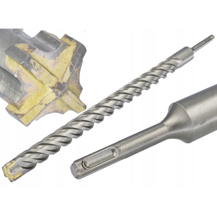 Set de burghie Waart SDS-PLUS 28x600mm, 2-plate, pentru beton si materiale dure