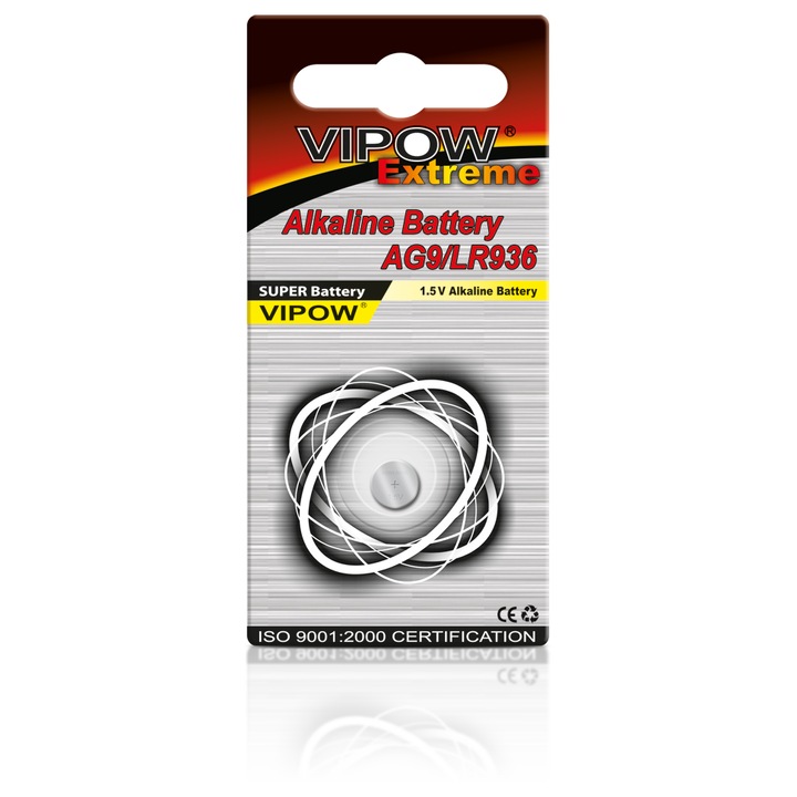Baterie Vipow, AG9, 1.5V, 3.6x9.5mm