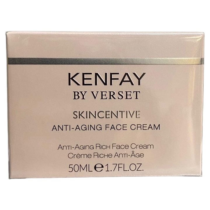 Crema hidratanta anti-riduri, Kenfay by Verset, 50 ml, regenerare maxima a pielii