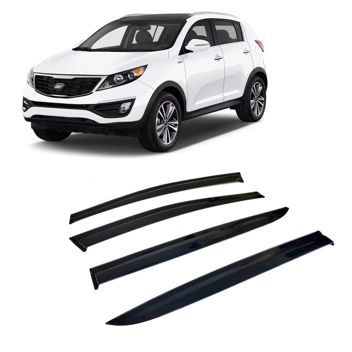 Спортни Ветробрани за Kia Sportage 4.GEN 2016-2021 SUV – Комплект 4 броя – Залепващи